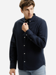 Сорочка бавовняна чоловіча Cross Jeans 35623-001 3XL Темно-синя (8697319810295) - зображення 1
