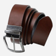 Ремінь чоловічий з натруальної шкіри Cross Jeans 0446K-025 95 см Коричневий (8699438968420) - зображення 2