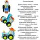 Сумасшедший прыгающий и танцующий трактор с пультом управления (голубой) - изображение 5