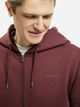 Толстовка на блискавці чоловіча Cross Jeans 25503-074 XL Бордова (8697319721140) - зображення 4