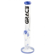 Бонг боросиликат стекло Grace Glass Limited Edition Straight Blue 43 см Грейс Глас кикер шипы и пеколятор синий - изображение 4