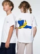 Подростковая футболка Uniqlo 24767596 140 см Белая (1159827092) - изображение 3