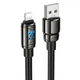 Кабель Hoco U143 Joy charging data cable iP Black - зображення 1
