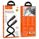 Кабель Hoco U143 Joy 240W charging data cable Type-C to Type-C Black - зображення 2