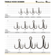 Крючок тройной GC Treble Hook 3036BN №20 (10шт) - изображение 2