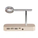 Док-станция COTEetCI Base Hub B18 MFI Stand для Apple Watch + iPhone Gold (CS7200-CEG) - изображение 1