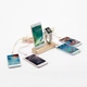 Док-станция COTEetCI Base Hub B18 MFI Stand для Apple Watch + iPhone Gold (CS7200-CEG) - изображение 2