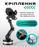 Держатель для телефона в машину универсальный автодержатель телефона в автомобиль на вакуумной присоске крепления холдер раздвижной подставки держатели для телефонов в машине на лобовое стекло торпеду для съемки черный + ароматизатор пахучка в подарок - изображение 4