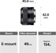 Объектив Sony SEL-35F18 / 35 мм / F1.8 / Sony E / Черный (SEL-35F18) - изображение 3