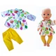 Одяг для ляльки Бебі Борн / Baby Born набір жовтий плаття лосини 8707 - зображення 1