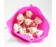 Букет из игрушек Мишки 9 розовый Крафт(5295) - изображение 2