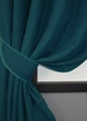 Комплект коротких штор VR-Textil Микровелюр Petek № 1494ш Изумрудный 140х170 см 2 шт (35-0222) - изображение 4