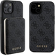 Комплект Guess Case 4G Metal Logo for iPhone 15 + Powerbank 5000mAh MagSafe Black (GUBPM5P15S4GEMGK) - зображення 1