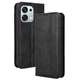 Чохол-книжка Deexe Retro Style для OPPO A6 Pro - Black - зображення 1