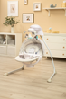 Гойдалка електрична Caretero Raffi Світло-сіра (5903076320568) - зображення 19