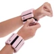 Обтяжувачі для рук та ніг Zelart Fit 3274 2 шт по 0,5 кг Pink-Black - зображення 7