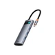 Хаб Baseus 7в1 (3xUSB3.0+4KHD 30гц +Type-C PD+TF+SD) для Macbook/Windows/Android - зображення 2