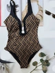 Купальник злитий Z.Five 88354170 Коричневий 42 (XL) стегна 103-106 см повнота грудей- 1A-2B-3C - зображення 6