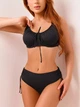 Купальник раздельный Fuba 25037104 Черный бедра 111-115 см ; 52 (3XL) грудь 4D-5E - изображение 1