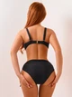 Купальник раздельный Fuba 25037104 Черный бедра 111-115 см ; 52 (3XL) грудь 4D-5E - изображение 5