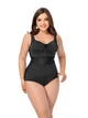 Слитный купальник Fuba 9108355 Черный 54 (4XL) ;бедра 116-120 см грудь 2B-3C-4D - изображение 1