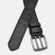 Ремень мужской из натуральной кожи Laras 115v10fx114 115 Black (ROZ6501078546) - изображение 2