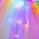 Платье для девочек BauTech в стиле Единорог с LED-подсветкой 3Т/4Т размер М рост 90-100 см 3-4 года Белый (1015-749-00) - изображение 7