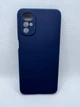 Чохол накладка Silicone Cover Full для Motorola Moto G22 Темно-синій - зображення 2