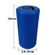 Массажный ролик EasyFit EF-2024-BL, EVA-пена, синий, 30×14.5 см - для йоги, фитнеса, реабилитации - изображение 4