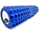 Массажный ролик EasyFit EF-2028-BL, EVA-пена, синий, 45×13 см - для йоги, фитнеса, реабилитации - изображение 2