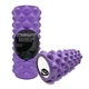 Ролик для массажа EasyFit EVA фиолетовый 33×14 см для массажа спины йоги и реабилитации (EF-2023-V) - изображение 1