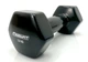 Гантель виниловая EasyFit 3 кг (1 шт.) Черная для фитнеса (EF0030BK) - изображение 1