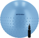М'яч для фітнесу, йоги, пілатесу Spokey HALF FIT реабілітаційний, 65 см, Блакитний 943628 (5905339436283) - зображення 1
