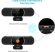 Вебкамера RayBit 3-in-1, 2К Full-HD, угол обзора 94°, автофокус, автоматическая коррекция, активное шумопоглощение. - изображение 3