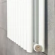 Вертикальний радіатор Ellipse Double 600х1800-10 (50 мм), anticor, білий - изображение 5