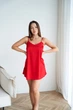 Комплект домашній жіночий халат і нічна сорочка Onora Collection S-M червоний - зображення 8