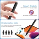 Стилус Stylus Pen для iPad 2018-2025, черный, с отклонением ладони, магнитным креплением и быстрой зарядкой 15 мин. - изображение 2