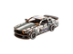 Деревянный 3D конструктор Muscle car GT, Puzzleоk (Puz-00639), 162 деталей (белая) - изображение 3