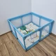 Дитячий розкладний манеж Avko 120х120см Blue + кульки та килимок - изображение 4