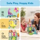 Конструктор магнитный Picasso Tiles Dinosaur Set с 8 фигурками динозавров 38 деталей (817338028848) - изображение 7