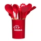 Набір кухонних предметів Kitchenware Set 12 предметів Силікон Червоний - зображення 1