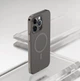 Чехол для iPhone 15 с магнитом MagSafe Vokamo Glacier Черный Матовый - изображение 6