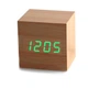 Часы-будильник UFT Wood Clock Green (uftwoodclock) - изображение 1