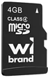 Карта памяти Wibrand microSDHC 4GB Class 4 V6 (WICDC4/4GB) - изображение 1