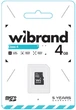 Карта памяти Wibrand microSDHC 4GB Class 4 V6 (WICDC4/4GB) - изображение 2