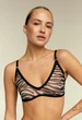 Лиф Женский Стаф Бело-черный Бюстгалтер Staff Jol White & Black L (370011) - изображение 1
