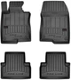 Автомобільні килимки поліки в салон Frogum 3D для Honda ACCORD 8 08-15 Хонда Акорд чорні SO0705 - зображення 1