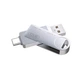 Флеш-накопитель с высокой скоростью передачи данных XO DK03 Type-C USB 3.0 32Gb стальной (MAW-44113_316) - изображение 2