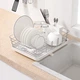Сушарка для посуду з органайзером MBM HOME DR-02 WHITE біла - зображення 1