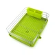 Сушарка для посуду з органайзером MBM HOME DR-02 GREEN зелена - зображення 6